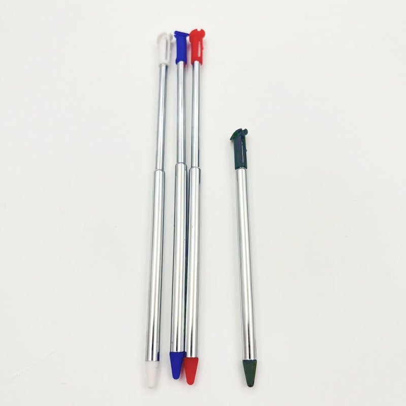 LightFairy Metal Adjustable Touch Stylus Pen for New 3DS 2015 Small Console (Red) - Image 1